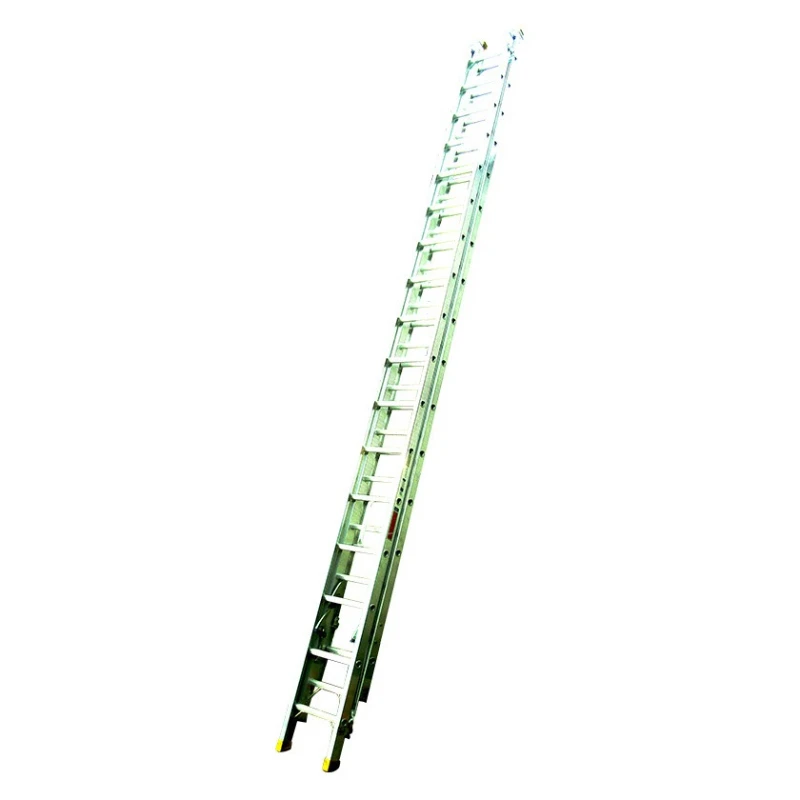 

Aluminum alloy three-connected single telescopic ladder, fire ladder, climbing ladder