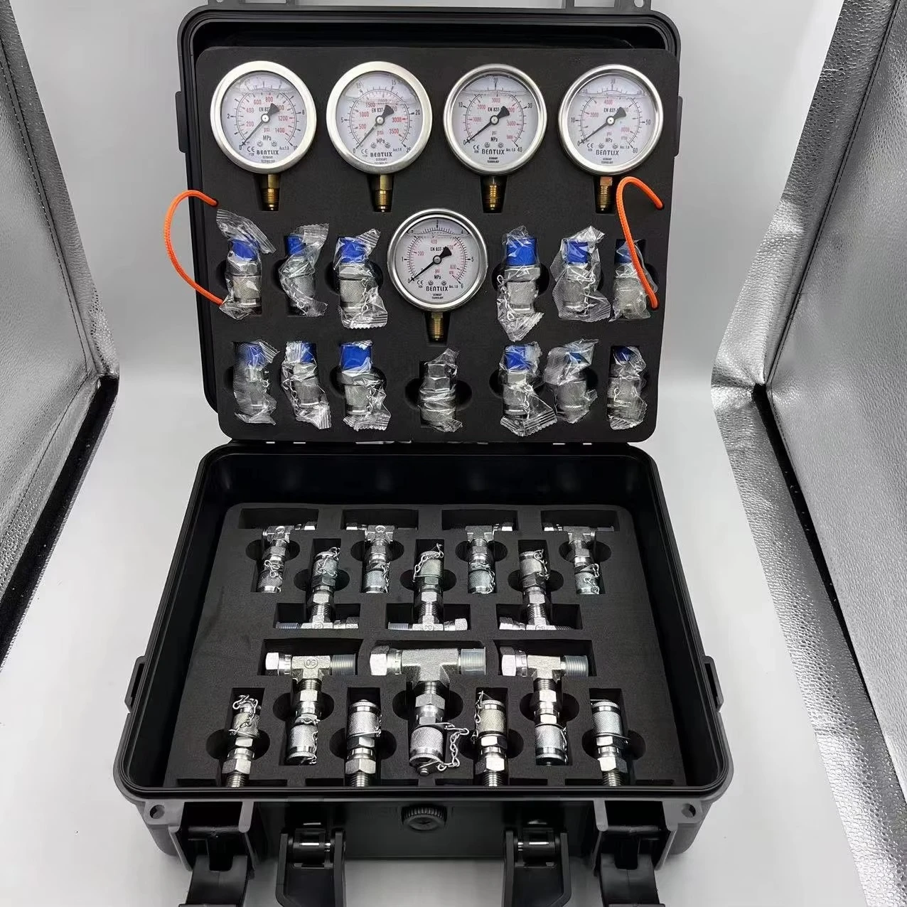 

5 Gauges Pressure Measurement Tool for DMASS Gauge Hydraulic Pressure Gauges Set