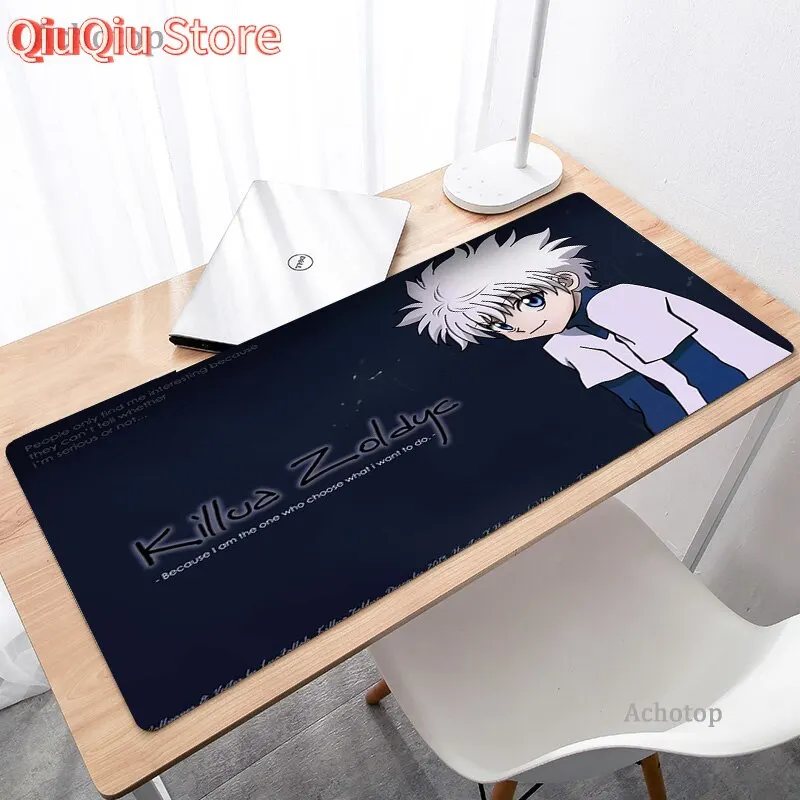 Hunter X Hunter Killer Hisoka Figur Gaming Mauspad PC Angepasst Große Büro Gamer Computer Lock Edge Anime Schreibtisch Matte
