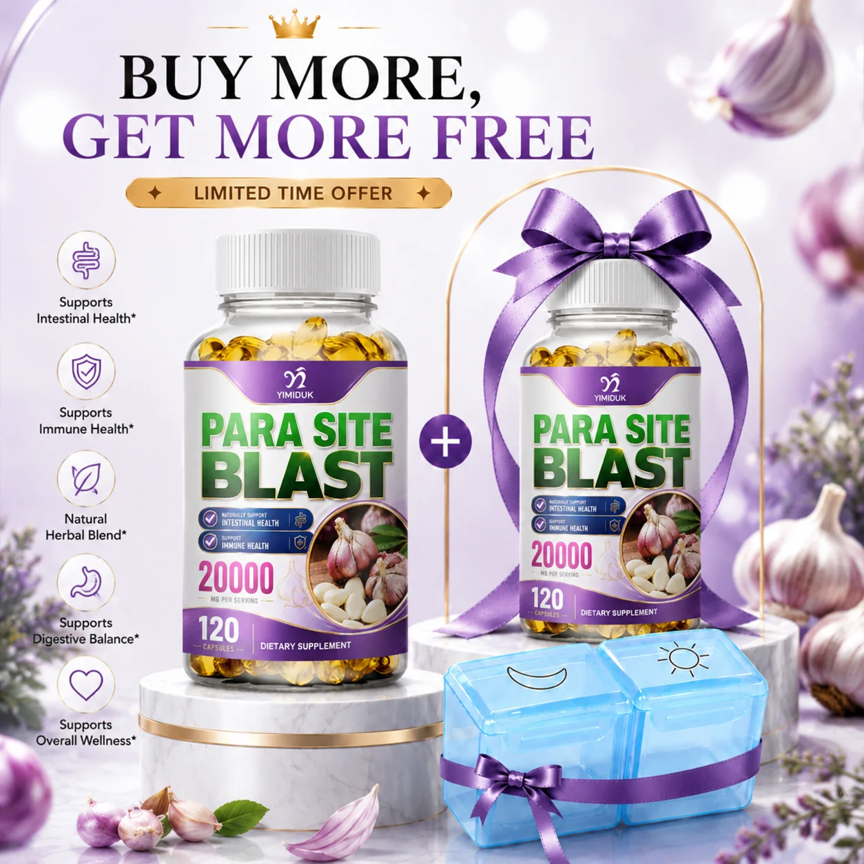 Natural Para Cleanse Capsules, with Cranberry Cloves Golden Thread, Support Gut Comfort, Remove Intestinal Toxins, Immune Health