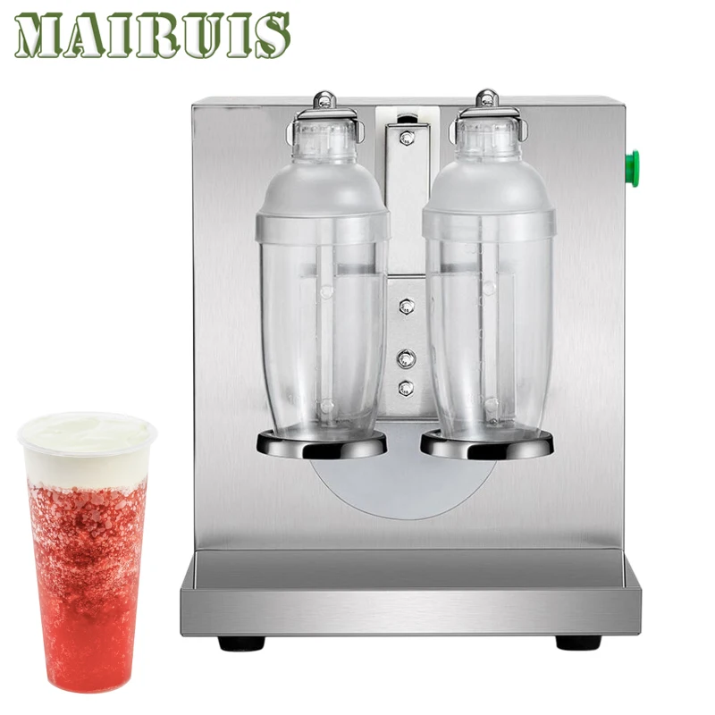 Stainless Steel Single Head Double Head Milk Shake Machine Milk Tea Shop Commercial Milk Tea Mixer Electric Milk Foam Mixer