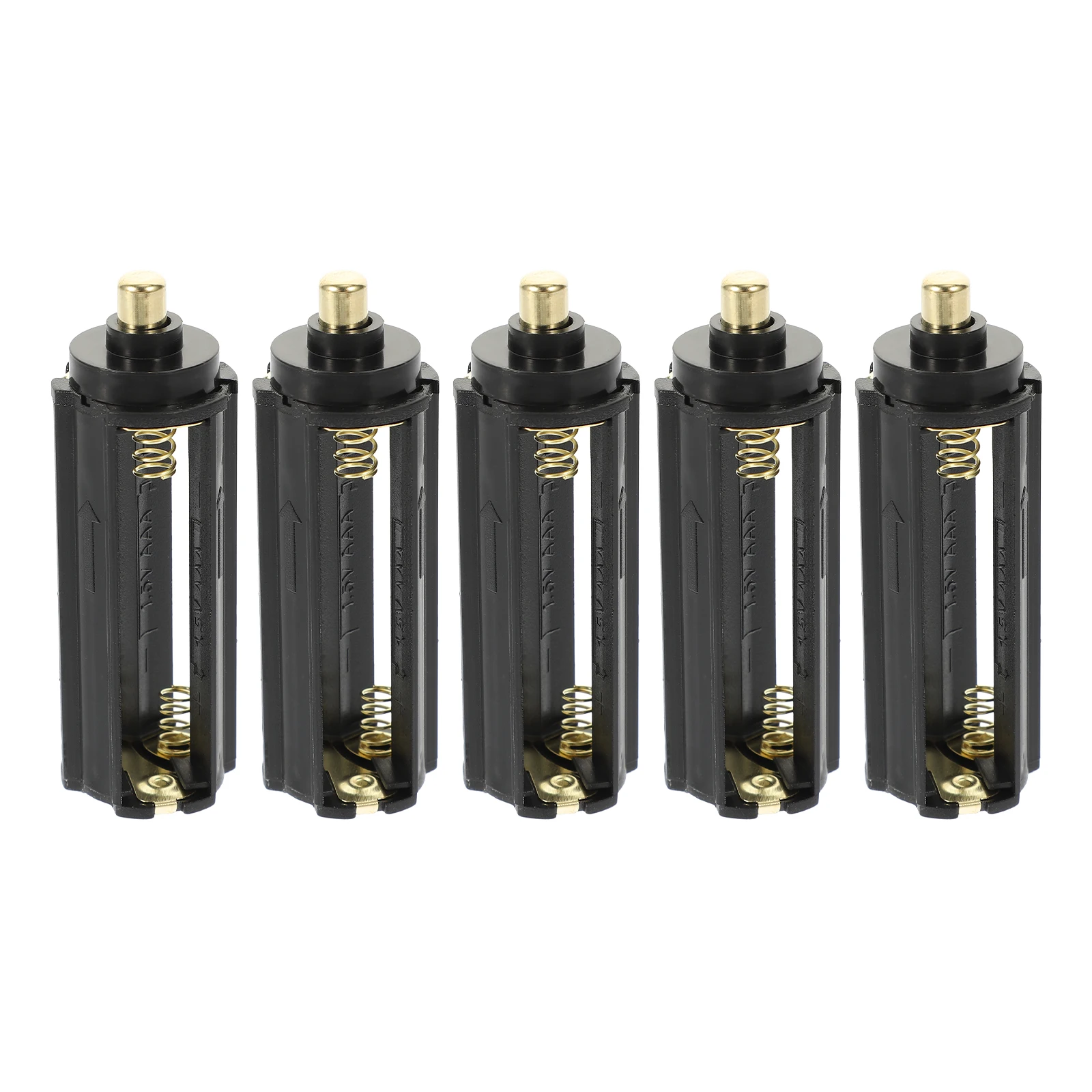 

5 Pcs Rack Storage Box Holder Case Flashlight Parts Accessories Batteries