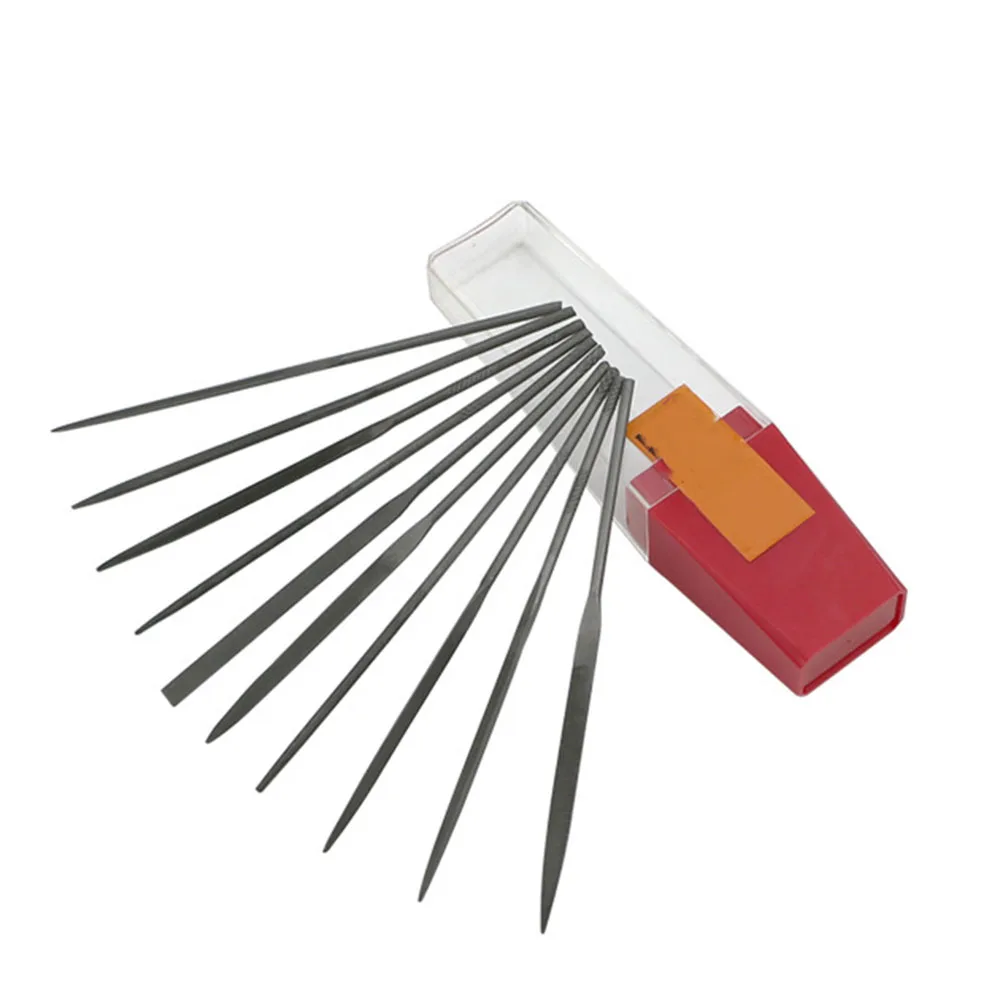 10Pcs 140mm Metal Needle Files Gold Silver Acid Solution Scrap Metal Jewelry Testing Test Kit