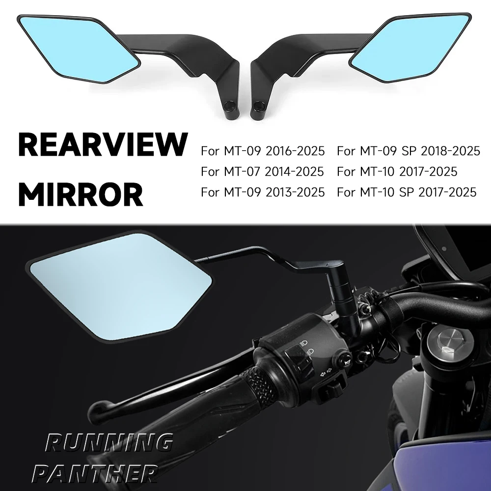 

Motorcycle Stealth Max Mirrors For YAMAHA MT-09 MT 09 SP MT-03 MT-07 MT10 MT-10 SP Sports Winglets Rearview Mirrors Accessories