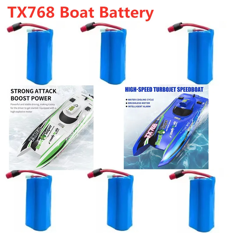 TX768 RC Boat Battery TX768 Remote Control Boat RC Boat Parts 11.1V 2000Mah Battery TX768 Speedboat Battery Parts Battery