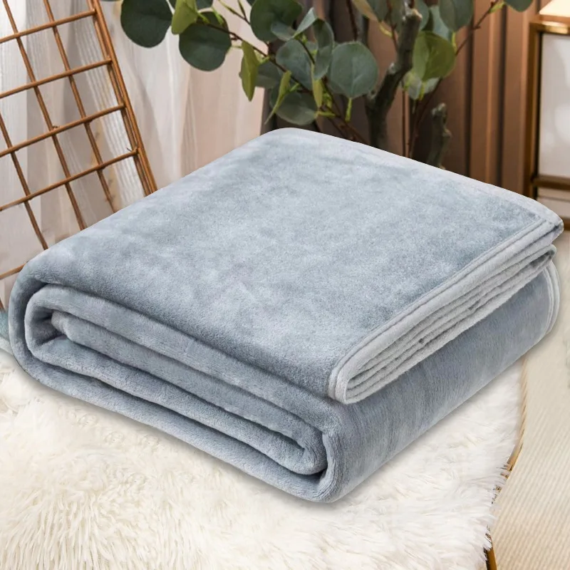 

120x200cm, 150x200cm, 180x200cm, 200x230cm Blanket Fluffy Flannel Blanket Ultra Soft Coral Fleece Cover for Bed Couch Travel