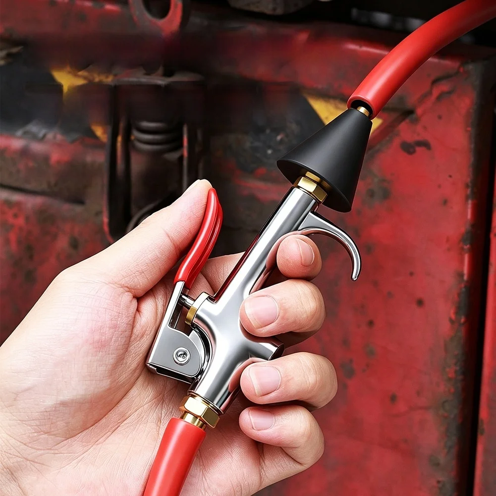  1pc Car Air Conditioner Line Set Flush Tools Canister Nozzle Auto Cleaning Tool Air Hose Nozzle Alloy Detailing Adapter