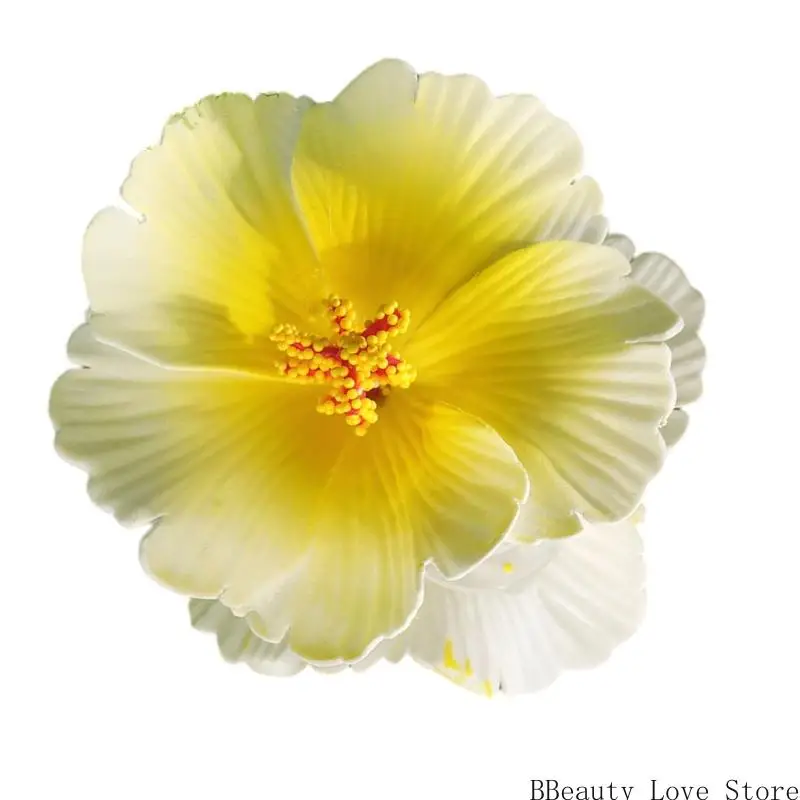 

Unique Beach Hibiscus Hair Claw Clip Ponytail Claw Beach Hair Holder Barrettes Hair Adornment Hair Ornaments