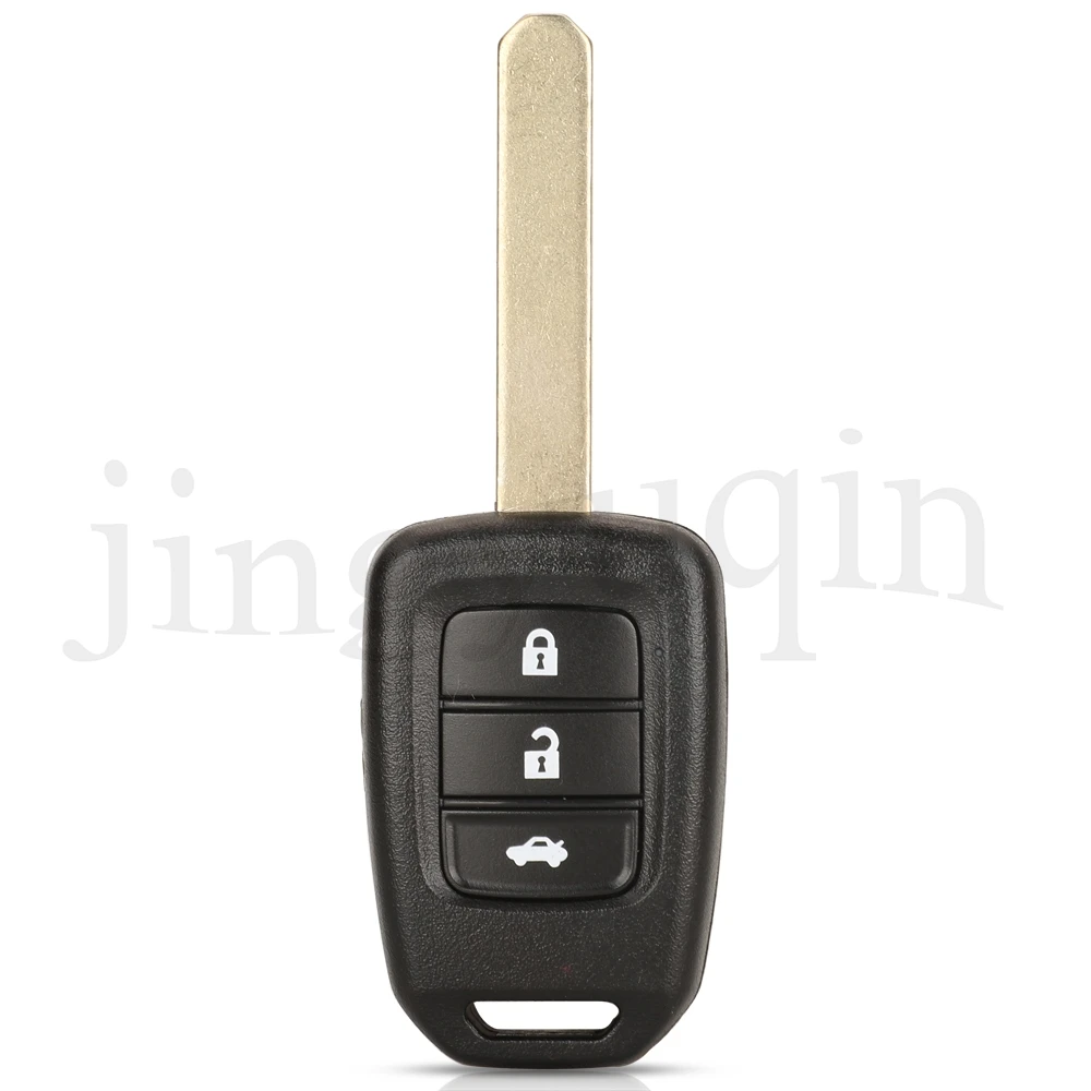 jingyuqin 10PCS/Lot Remote Car Key For Honda Accord Civic FIT CRV XRV HRV FRV Vezel City Jazz 2/3/4 Buttons Key Case Fob Cover