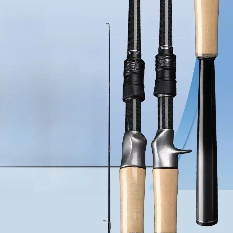 High Sensitivity Lightweight Carbon 2-Piece Cork Handle Super Fish Fishing Rod