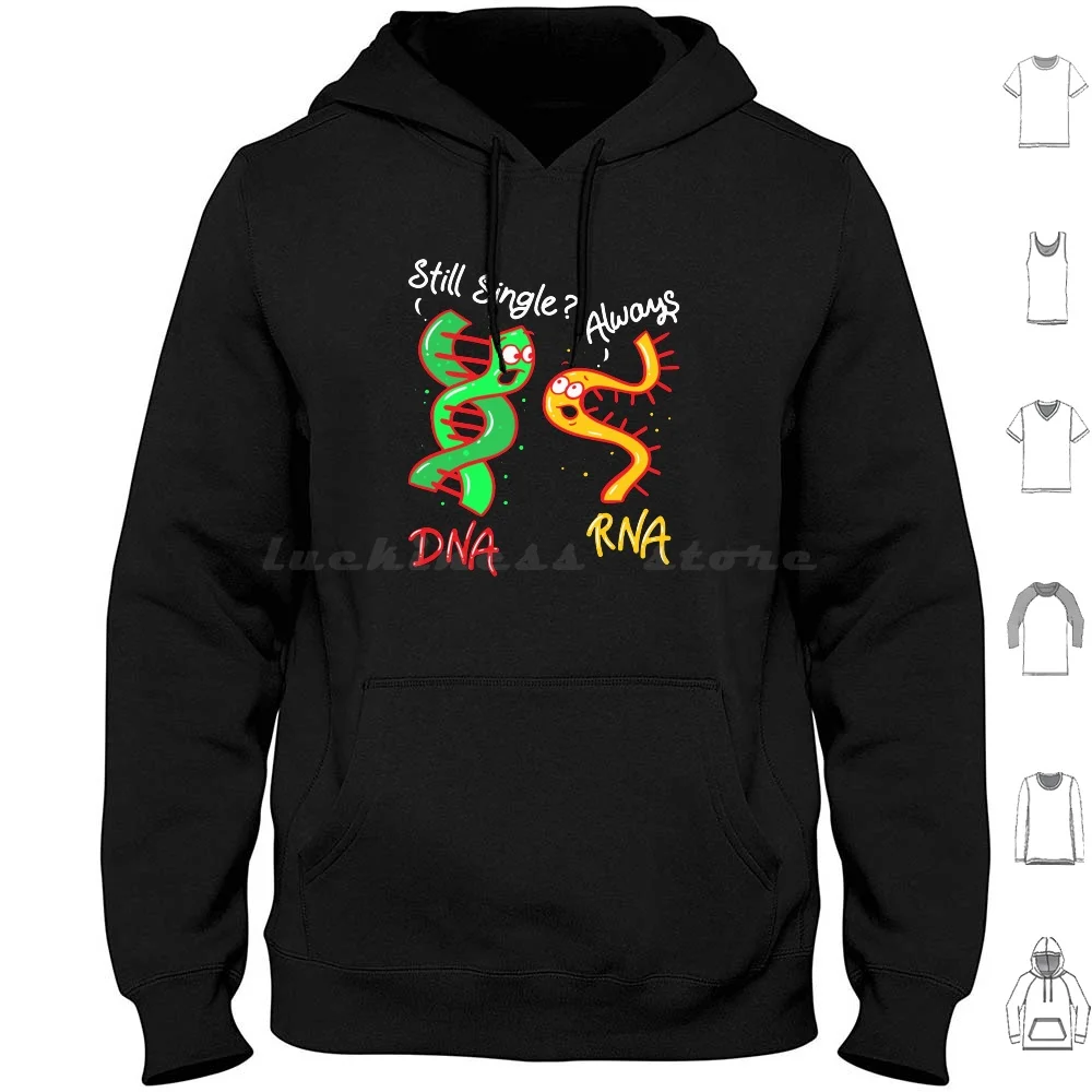 Biology Genetics Dna Rna Single Gift Hoodies Long Sleeve Biology Biologist Science Dna Genetics Genes Replication