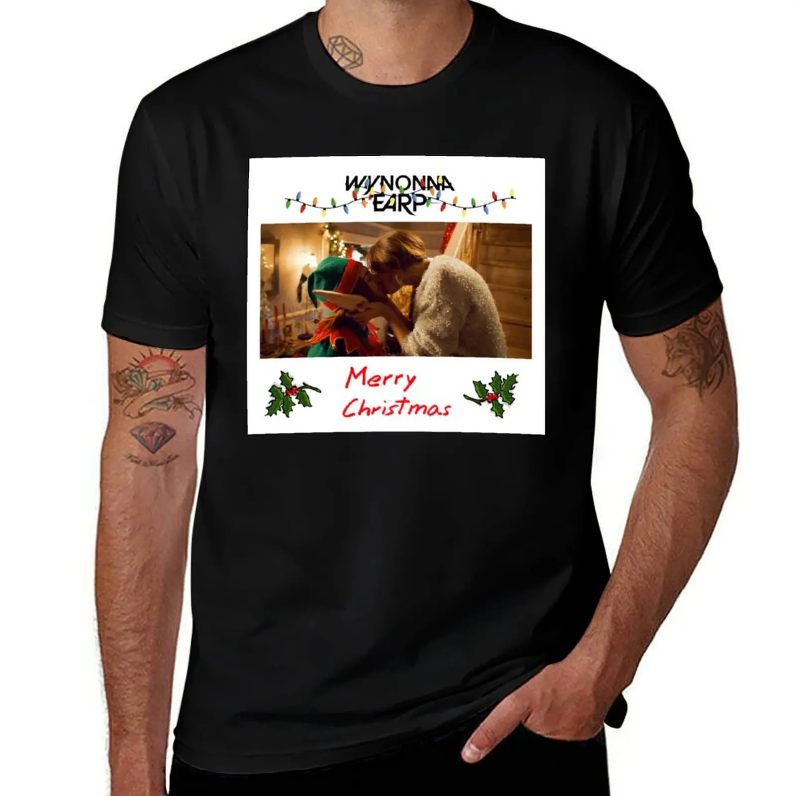 Wynonna Earp Christmas - WayHaught T-Shirt Everyday Wear Basic Short Sleeve Top T-Shirt