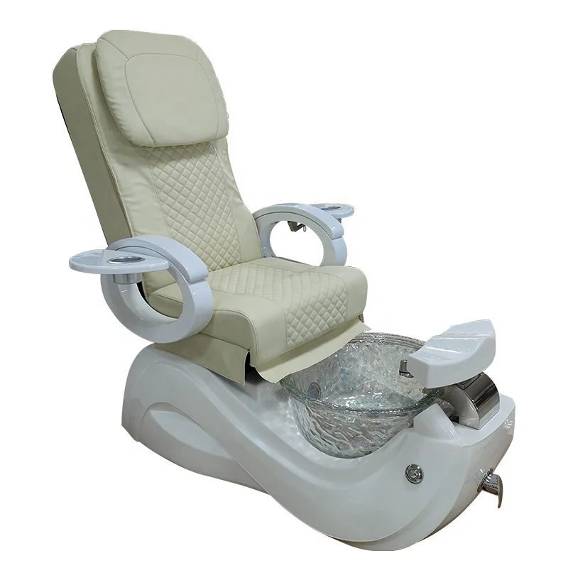 Nail Salon Furniture Multi-functional Electric Foot Bath Pedicure Sofa Foot Massage Chair with Bowl