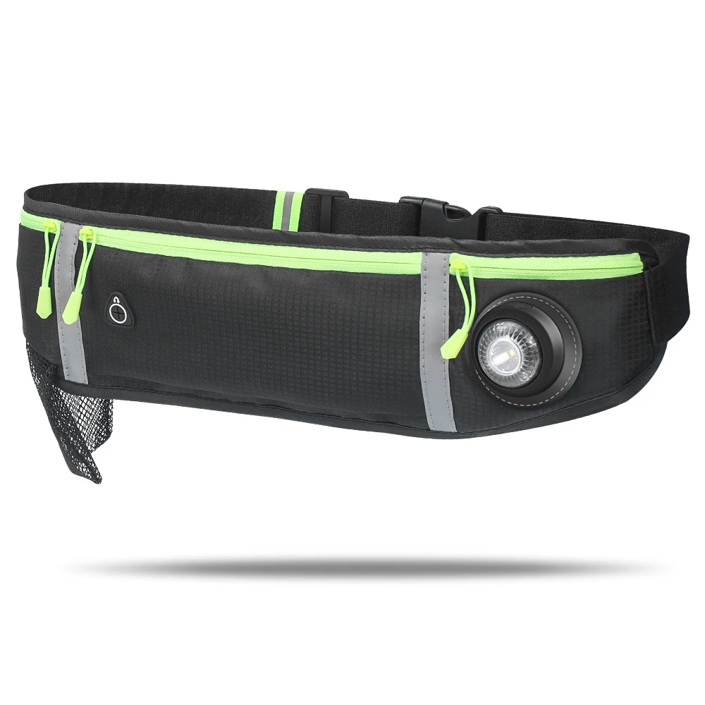 

BORUiT GT50 Running Waist Bag Lamp Sports Portable Outdoor Phone Water Holder Belt Bag Type-C Rechargeable Sports Run Light