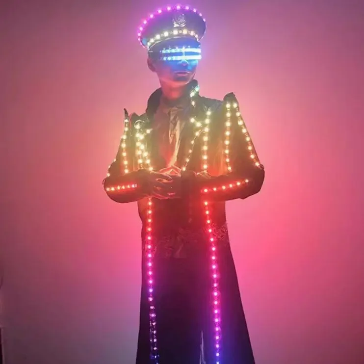 

LED Imperial Dress With Fringe And Fancy Lights For KTV Bar Wine Tasting Events Christmas Or Graduation Parties