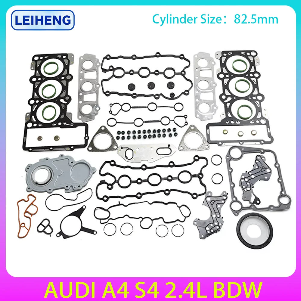 

Engine Cylinder Head Valve Cover Gaskets Seals Set Fit For AUDI A4 S4 A6 2.4L BDW 2.4 L T 06E103149P 06E103148P 2005-2008