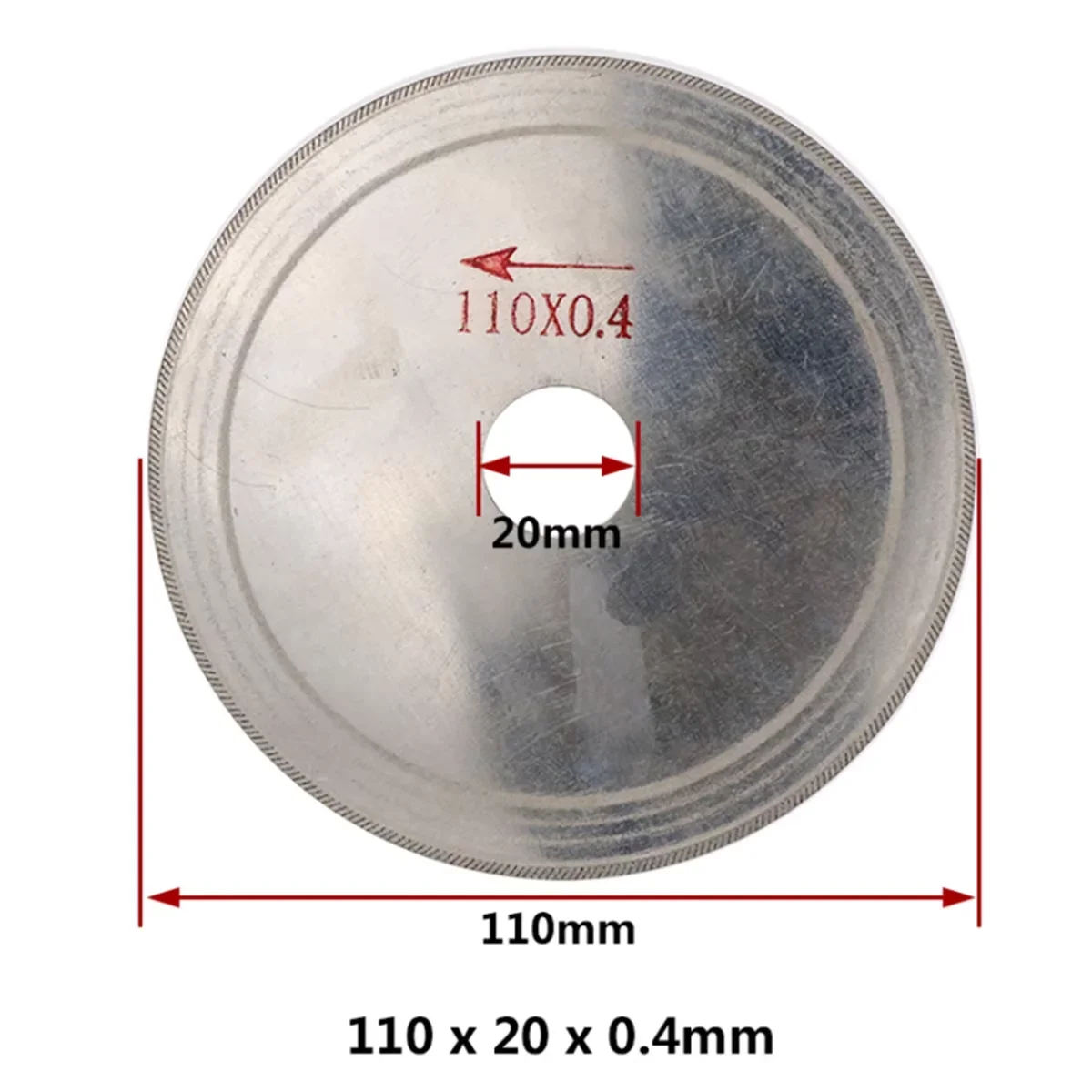 1pcs Ultra-thin Diamond Circular Saw Blade 110/150/200mm etc.Cutting Arbor Disc Cut Jade Discs For Agate Glass Gems Stone Slits