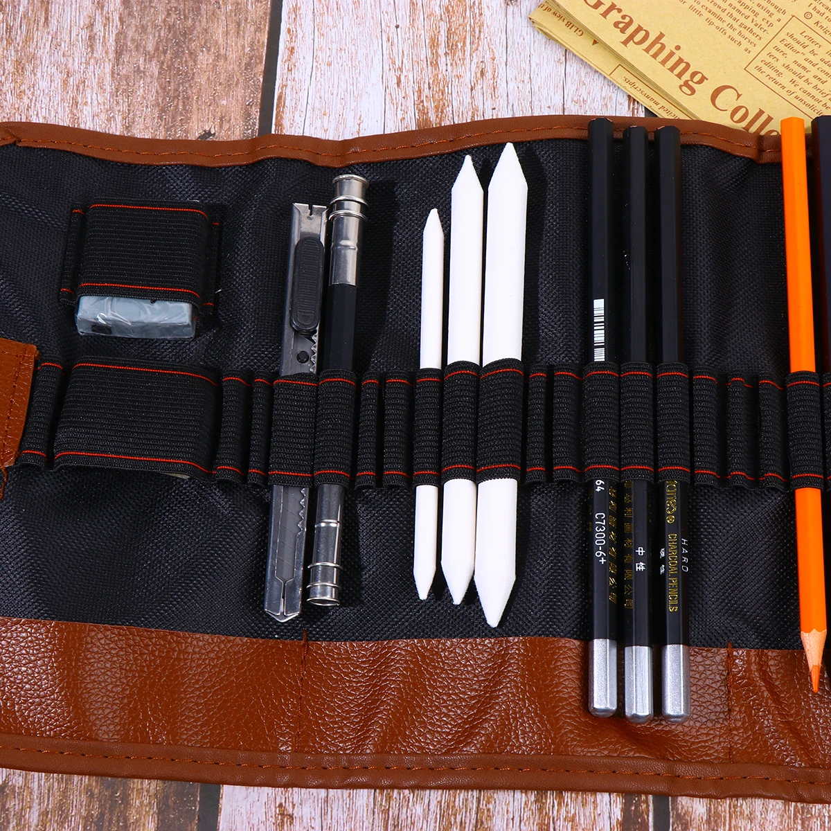 

Sketch Pencil Set 1Set Portable Professional Durable Drawing Tools for School Home Gallery Painting Accessories