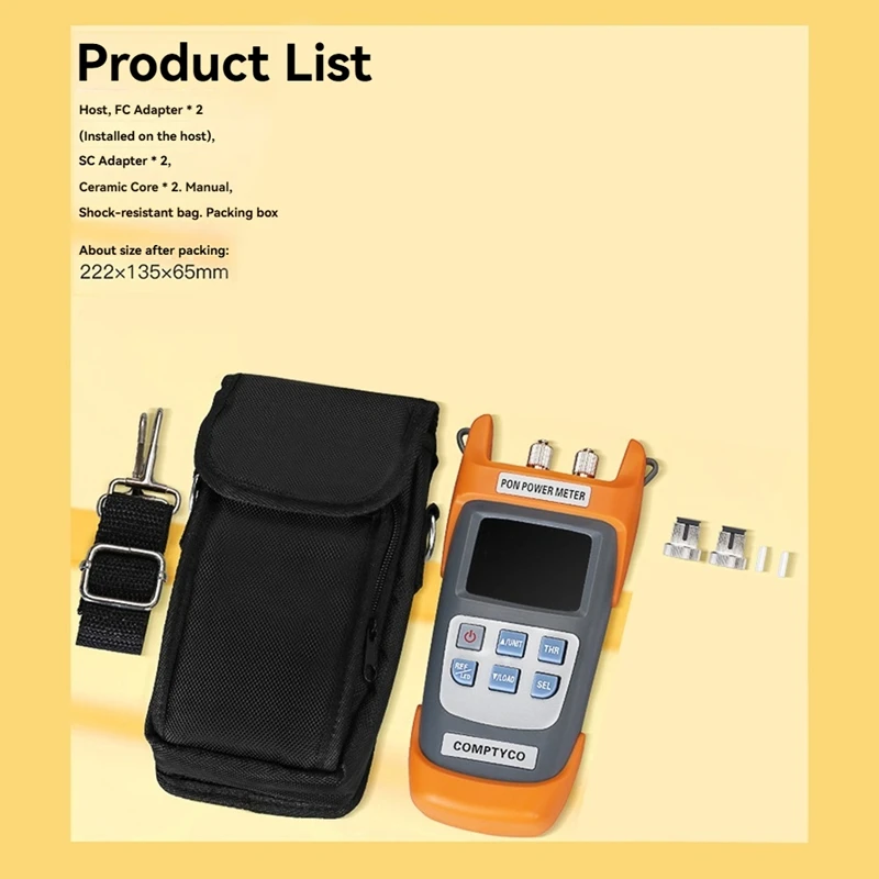Измеритель мощности PON, тестер оптоволокна для ONT/OLT, приборы для тестирования оптической связи, 1310/1490/1550 Нм