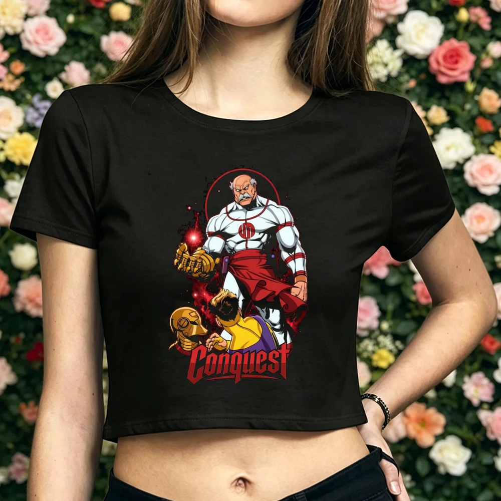 Invincible cropped top teen goth cute korean fashion baddie tshirt y2k jojifuku emo gyaru