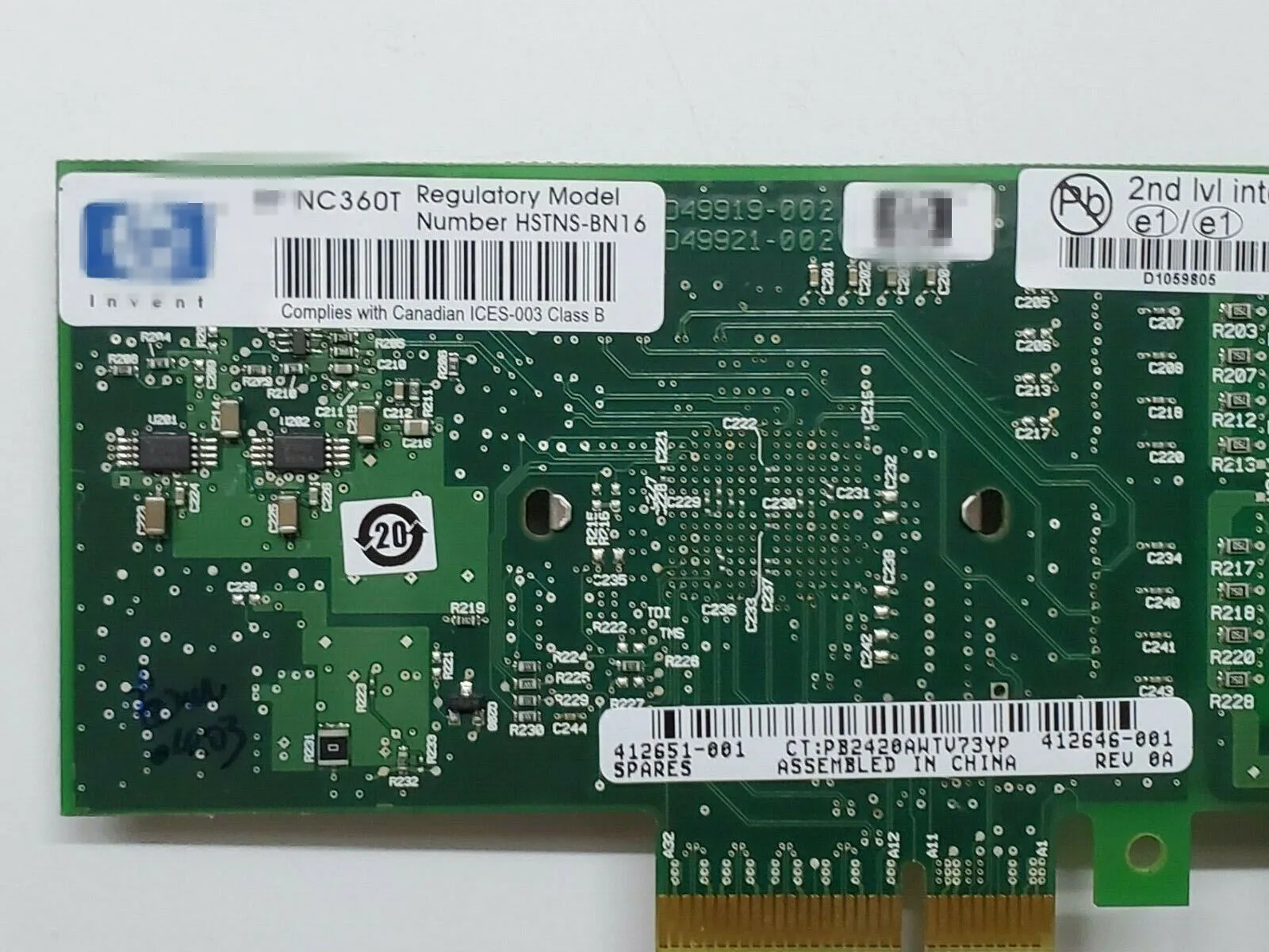 Imagem -05 - Expi 9402pt Nc360t Dual Port Adaptador Servidor Pci-e Placa de Rede 82571