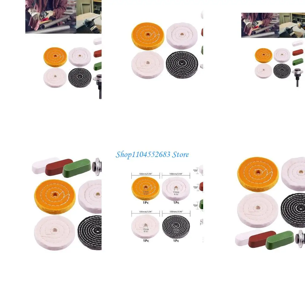

Y6GD Wool Felt Polishing Wheel Disc Grinder Buffing Wheel Felt Grinder Polishing Wheel for Metal Marble Stone Furniture