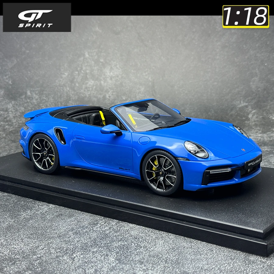 GT Spirit 1:18 scale New PORSCHE 911 (992) TURBO S car model Sports car static display pieces Holiday gift collection for friend