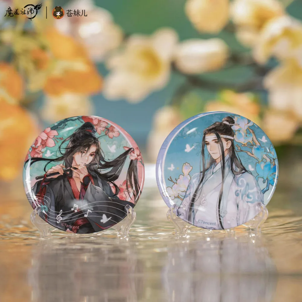 Anime Grandmaster Of Demonic Cultivation Wuxian Wangji BL Quicand Wer Series Acrylic Stand Model Badge Colored Paper