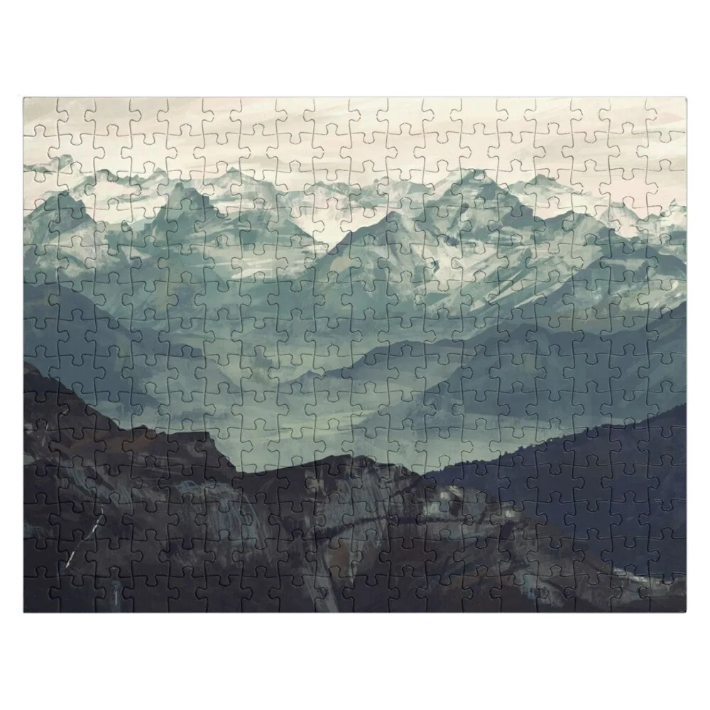 Mountain Fog Jigsaw Puzzle Animal Jigsaw Puzzle For Adults Wooden Decor Paintings Anime Jigsaw Puzzle