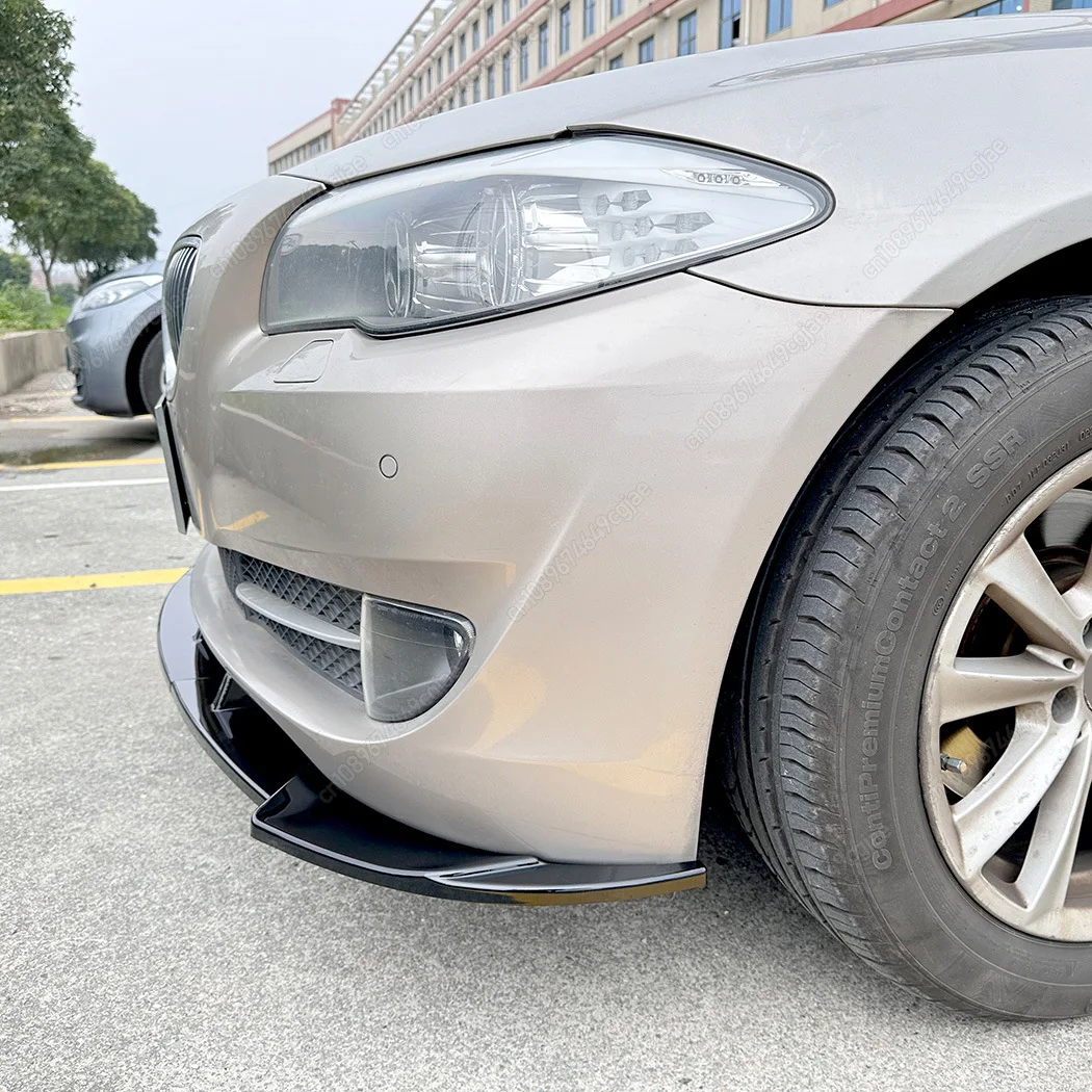 

For BMW 5 Series F10 F11 Standard 520i 530i 2011-2014 Gloss Black Car Front Bumper Spoiler Lip Lower Splitter Body Kits Tuning