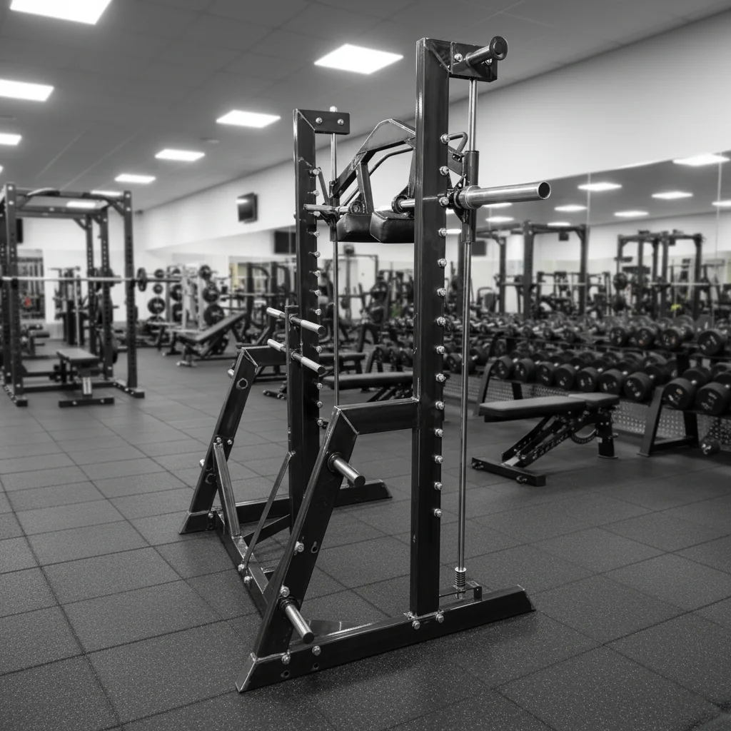 

Fitness Equipment Home Gym Heavy Dutyh Multi-Functional Stand Plate Loaded Smith Half Squat Power Rack