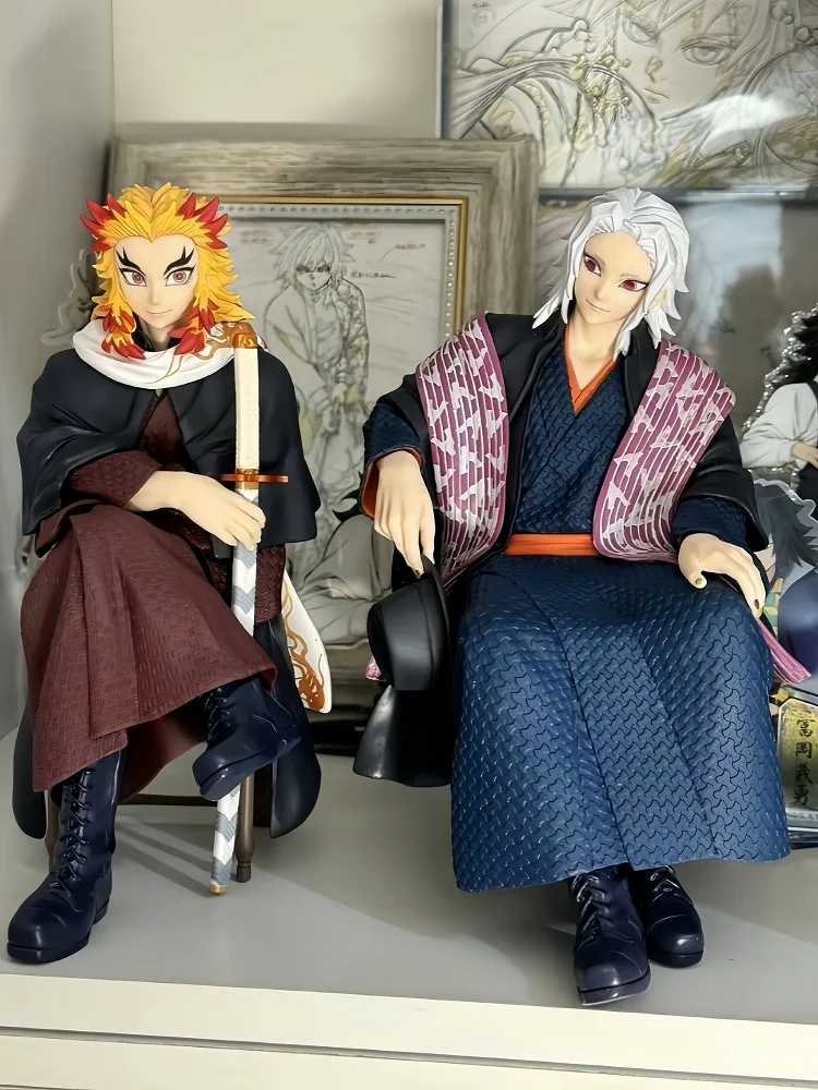 

[In Stock] Anime Toy Demon Slayer: Kimetsu No Yaiba Uzui Tengen Handsome Outfit Styling Figurine Model Ornament Toy Boy Gift