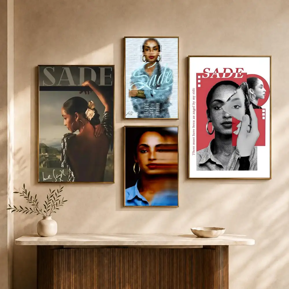 Band Sade Smooth Operator No Ordinary Love Soul Poster PP Decorative Poster Print Apartment Dorm Office Cafe Gift