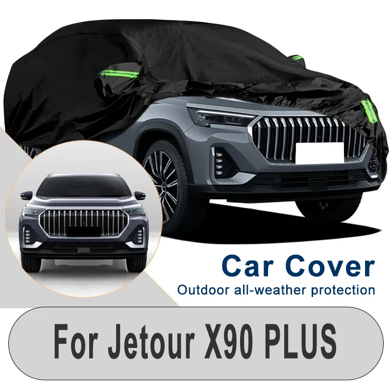 

For Jetour X90 PLUS Car Cover - Winter & Summer Outdoor Protection, Snowproof Dustproof Waterproof Sunproof Vehicle Shield