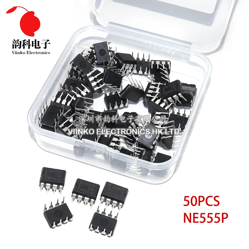 10PCS 50PCS NE555P NE555N DIP8 NE555 DIP-8 555 PRECISION TIMERS IC Chip
