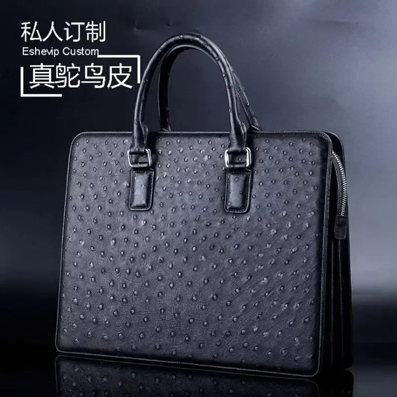 

Ourui новый мужской портфель на одно плечо Мужские сумки мужская сумка из страуса