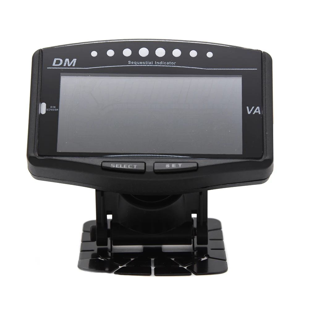 HD 5 IN 1 Car Oil Pressure + Water Temp +Fuel Gauge + Tachometer + Volt Voltmeter Digital LCD Car Truck Gauge 12V/24V