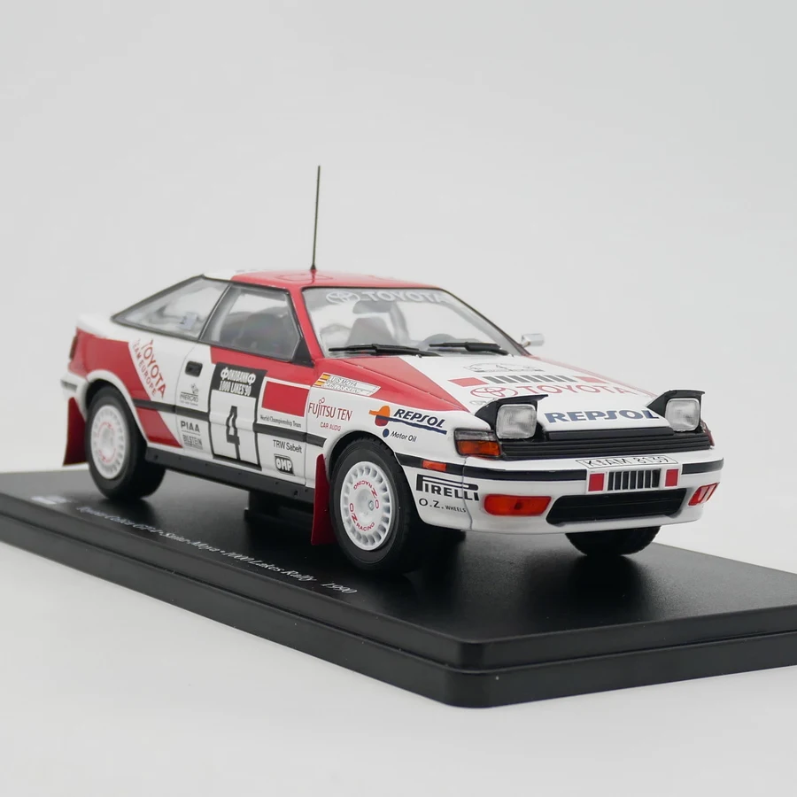 Ixo 1:24 Scale Diecast Alloy Celica GT-4 WRC 1990 Toys Racing Cars Model Classics Adult Collection Souvenir Gifts Static Display