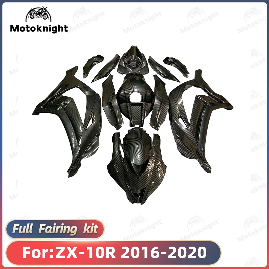 

Новый комплект обтекателя мотоцикла из АБС-пластика, подходящий для Kawasaki Ninja ZX-10R ZX10R 2016 2017 2018 2019 2020 16 17 18 19 краска из углеродного волокна