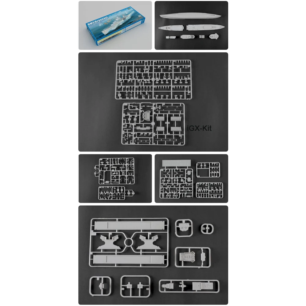 

Trumpeter 05367 1:350 Scale HMS Argonaut Dido Class Light Cruiser Ship Boats Hobby Assembly Plastic Model Kit Building Toy
