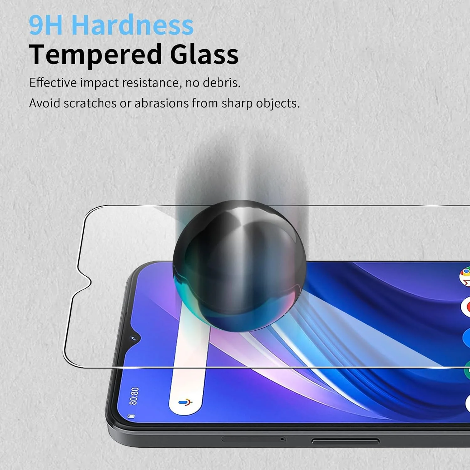 9H Tempered Glass Film For Cubot P80 2/4Pcs HD Screen Protector Glass