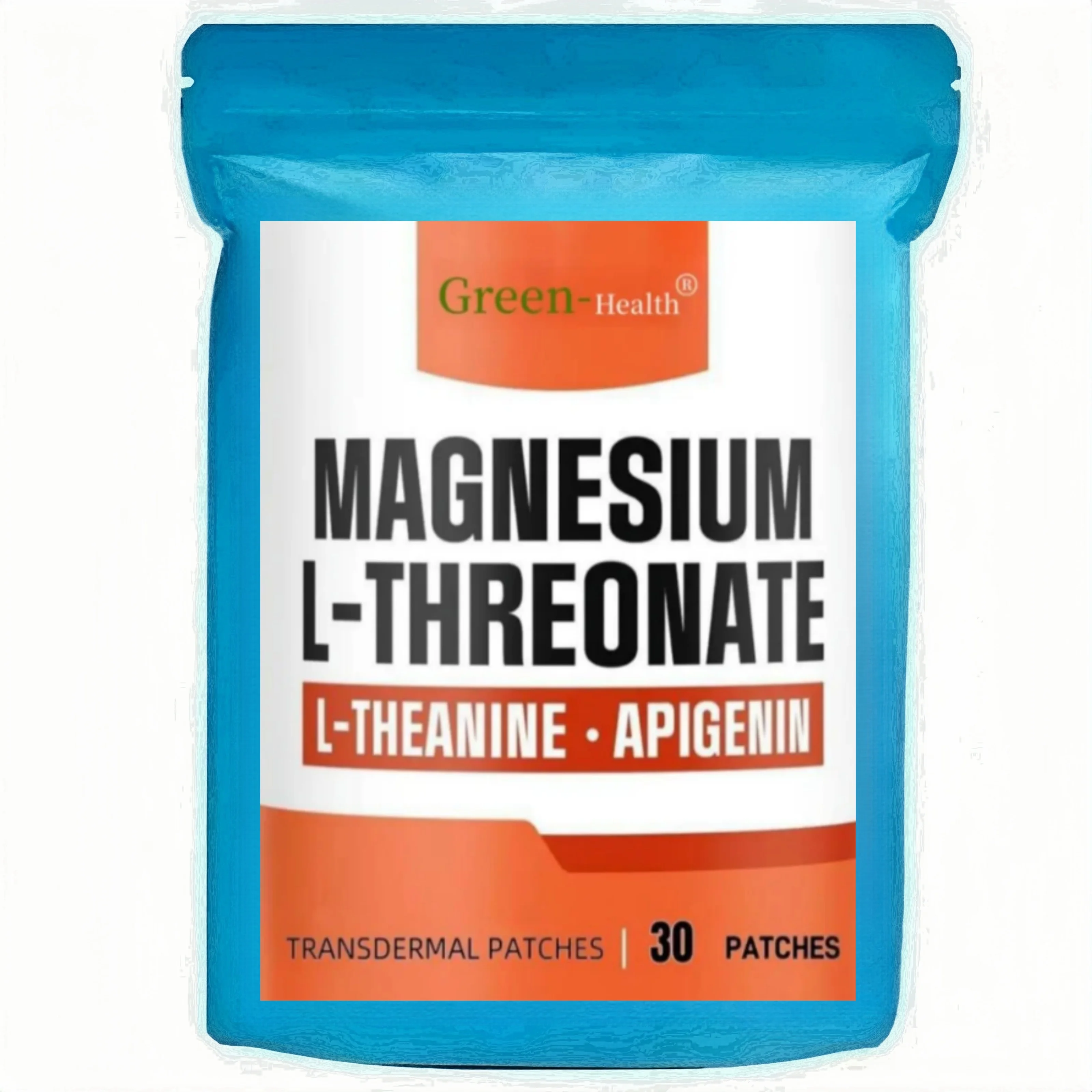 Magnesium L-Threonate Transdermal Patches - 30 Patches One Month Supply