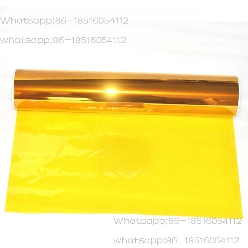 

0.005mm Flexible Ultra-thin Polyimide 5-micron PI Film, High Temperature Resistant Insulation Kapton Golden Brown Original Film