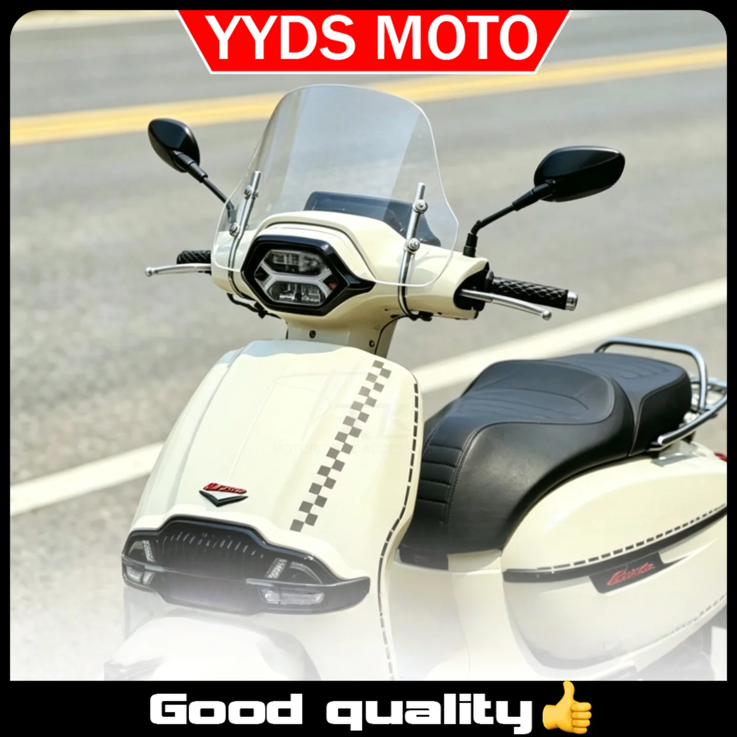 【Good quality】For Victoria 150si 250si dedicated windshield heightening front windshield modification accessory