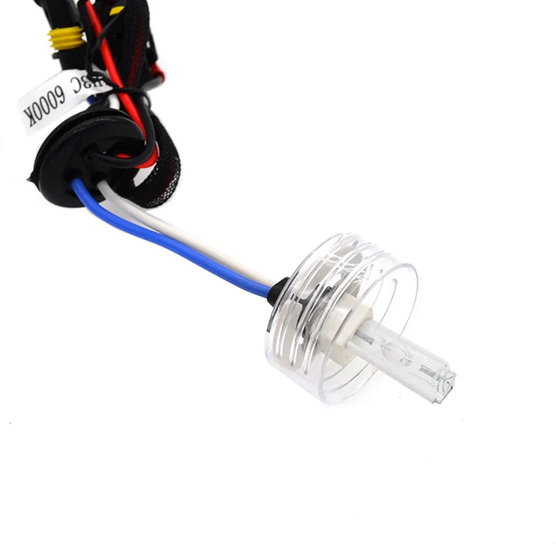 1 زوج SUKIOTO 35 واط H3C HID لمبة زينون 12 فولت H3C سيارة العلوي مصباح مع قاعدة معدنية زجاجية قصيرة السيراميك 4300 كيلو 6000 كيلو HID كشافات #5