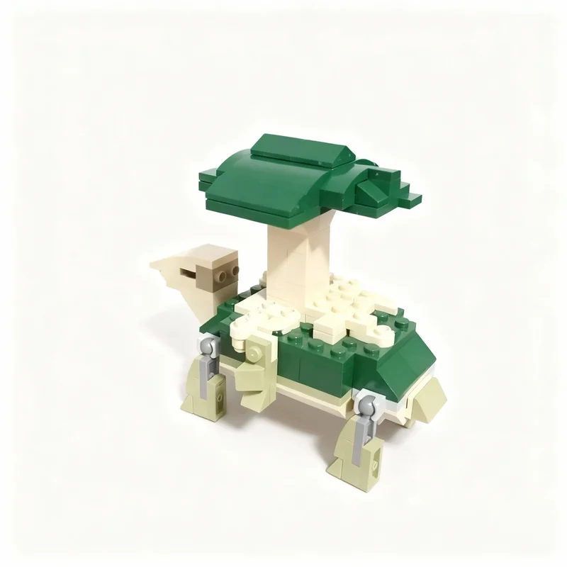 178pcs MOC Creator 3 1 Turtle A Tree The Shell Model Building Blocks Toy Christmas Gifts Construction Idea Education Brick