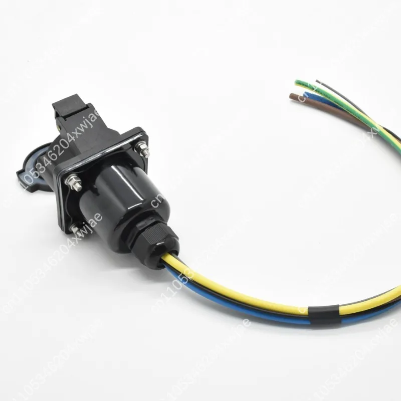 Type 1 EV Charger Inlet 1772 Standard 16A 32A Dual Current Vehicle Socket for Tesla J1772