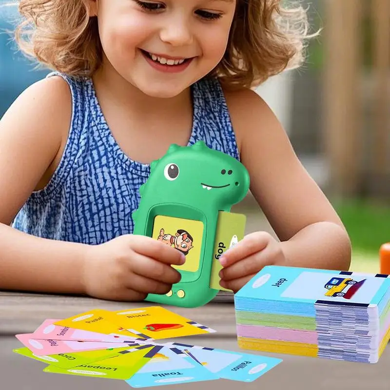 Cartões flash falantes para crianças, jogos educativos interativos para crianças de 1 a 3 anos, bebês, crianças e meninas