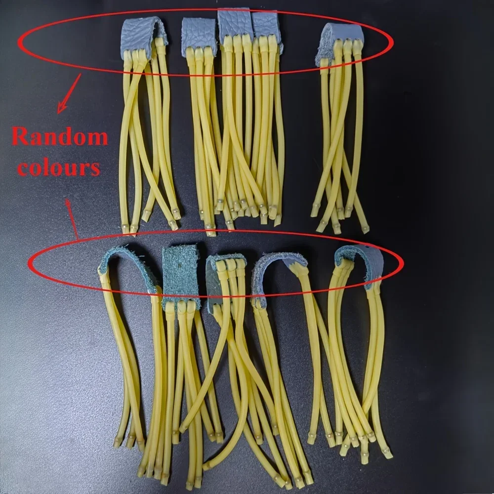 10 スリングショット交換ストラップ - スリングショット弾性ゴムストラップ、3 カード 6 ストランド スリングショット ストラップ、スリングショット アクセサリー