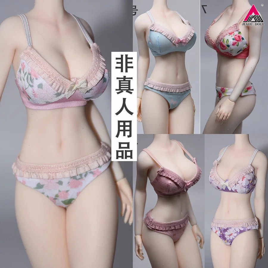 1/6 مقياس الملابس الداخلية النسائية الصدرية سراويل مع الدانتيل مجموعة نموذج صالح 12 ''Tbl أنثى الجندي عمل الشكل الجسم دمية
